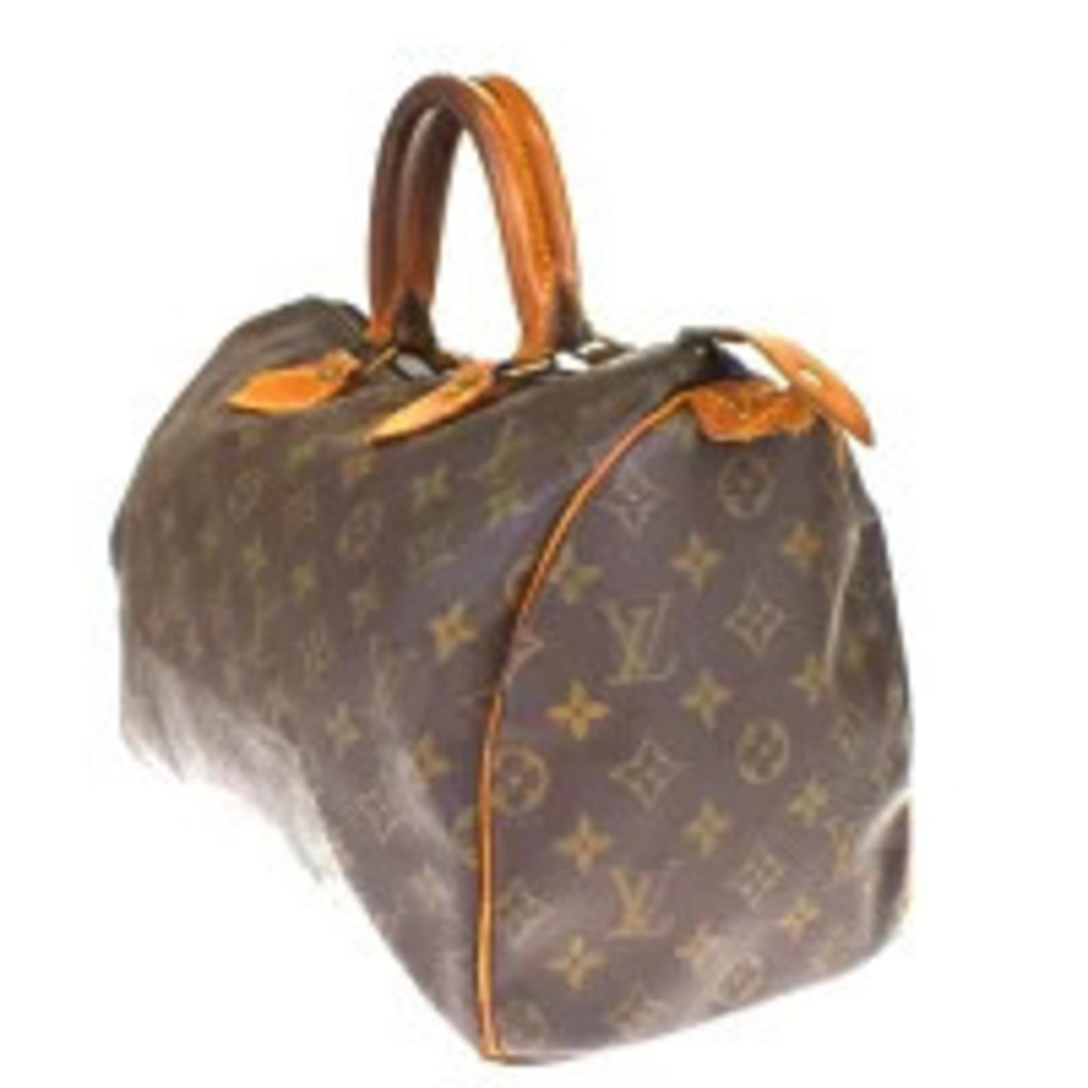 Louis Vuitton Handbag Boston Speedy Monogram Leather Brown